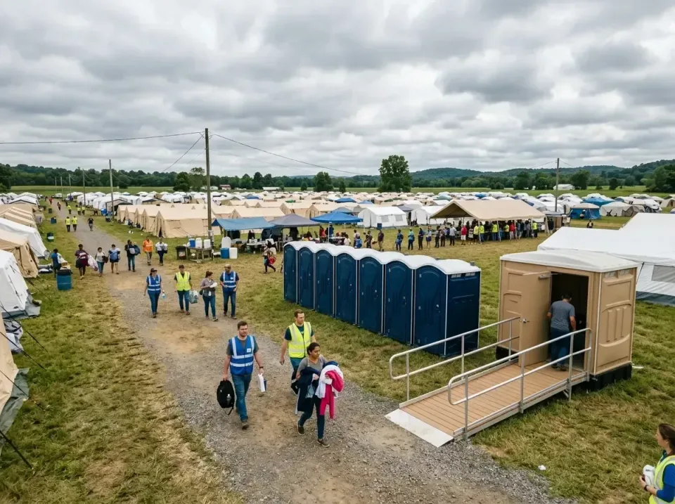 disaster-relief-camp-restrooms-010 — frequently asked questions, Dumpster & Portable Bathrooms Rental in New Roads, LA